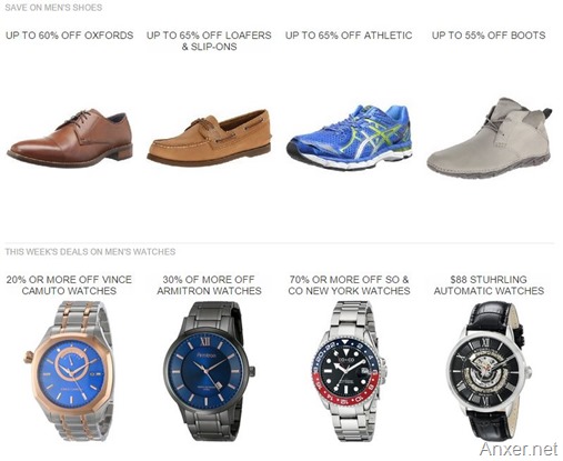 Ofertas en zapatos, relojes y camisas para hombres en Amazon